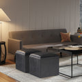 Wyndenhall Townsend Cube Storage Ottoman With Tray