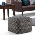 Wyndenhall Wentworth Patterned Square Pouf