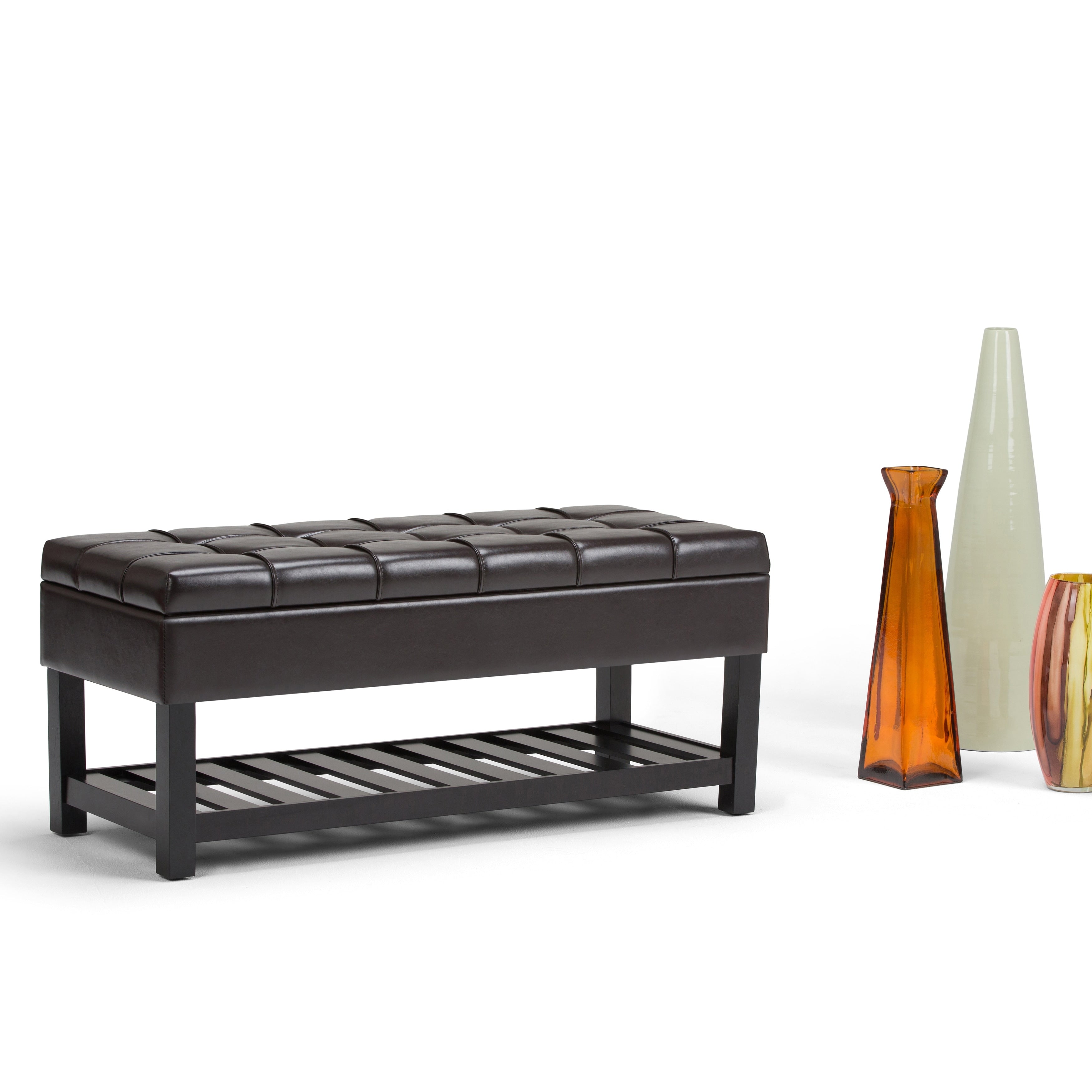 Wyndenhall Wyatt Storage Ottoman Bench