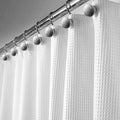 Waffle Shower Curtain White Includes Peva Liner 72X72 Inch