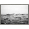 Waiting On The Wave By Kathrin Pienaar Framed Canvas Wall Art