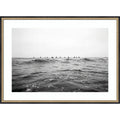 Waiting On The Wave By Kathrin Pienaar Wood Framed Wall Art Print