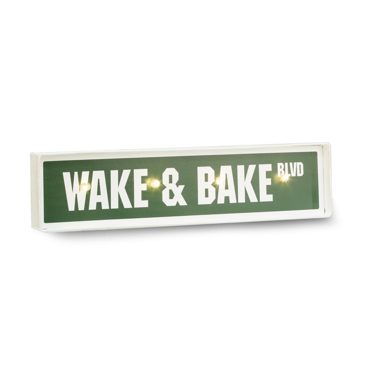 Wake Bake Sign Lighted