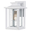 Wakefield 1 Light Outdoor Wall Mount In Matte White