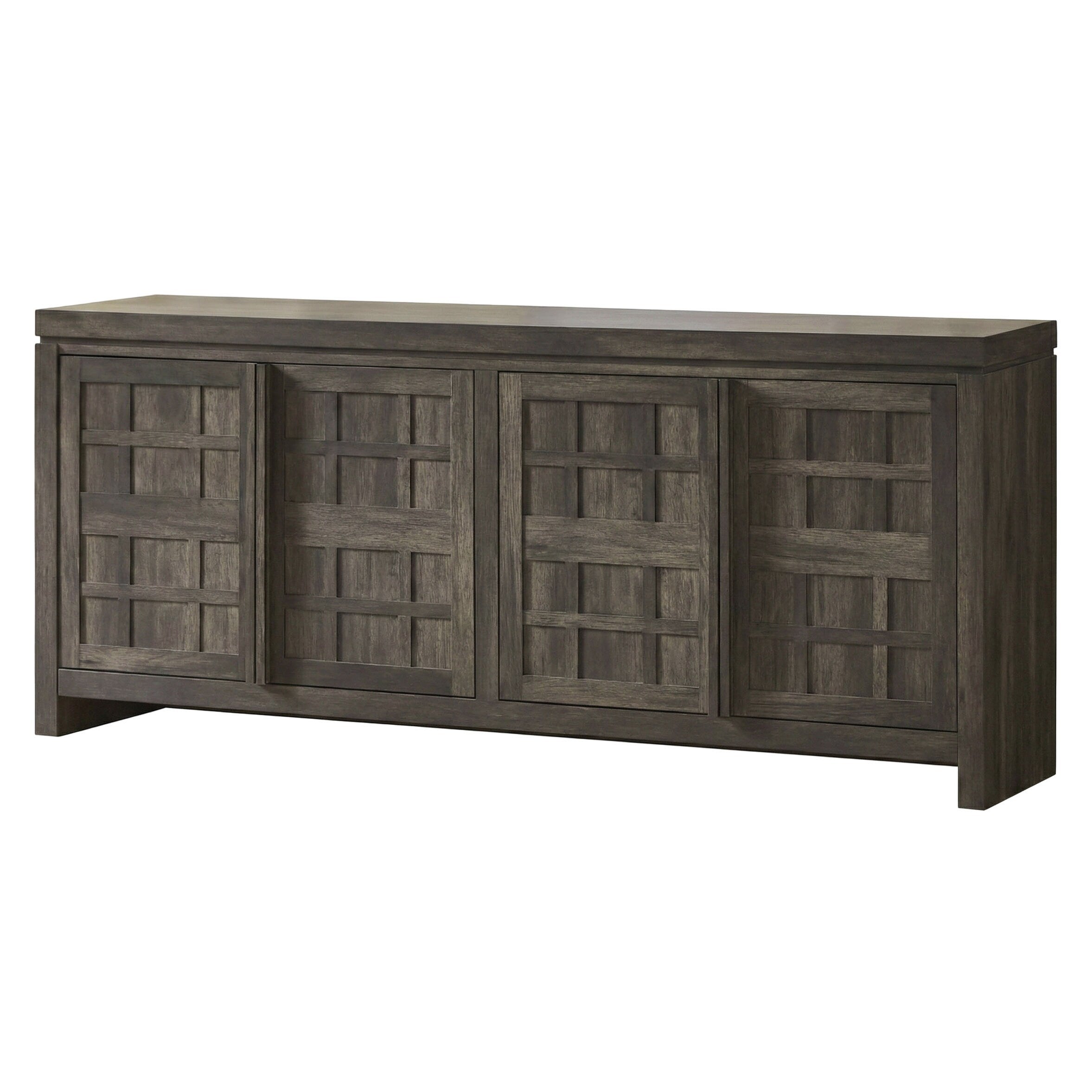Walker Edison Modern Sideboard With Adjustable Cabinets