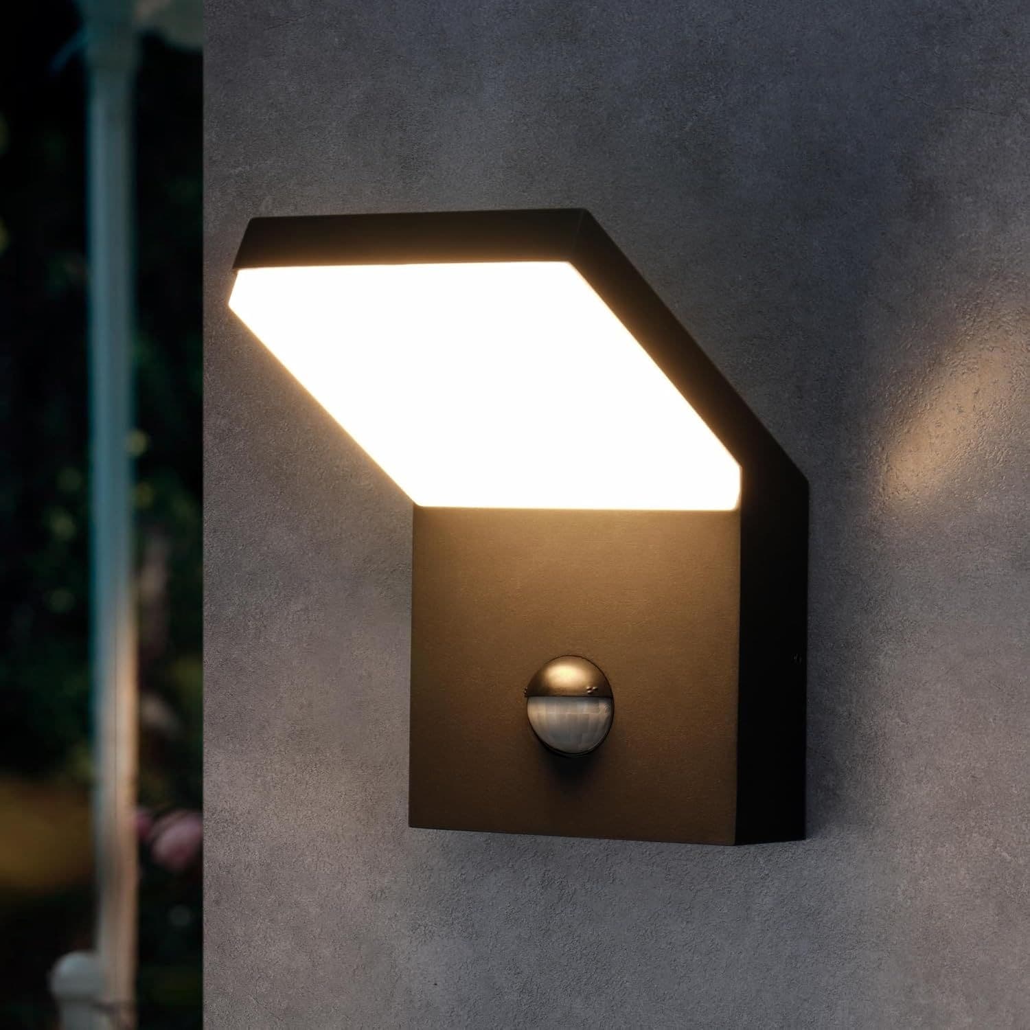 Wall Light Outdoor Led Wall Mount Lamp Wall Sconce With Motion Sensor Lantern Fixture