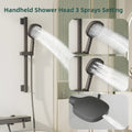 Wall Mount Tub Filler Faucet With Hand Shower