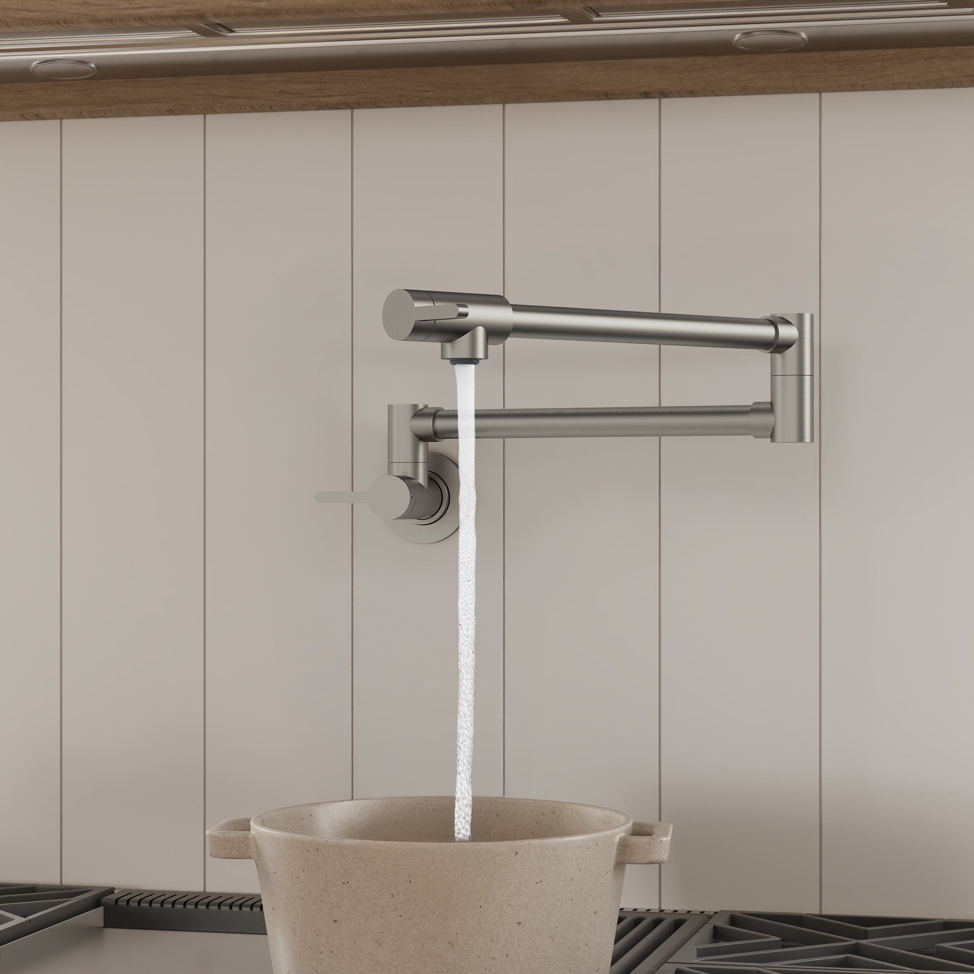 Wall Mounted Cold Water Pot Filler Folding Kitchen Faucet