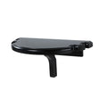 Hathaway Wall Mounted Pub Table With Pool Cue Rests Black Finish
