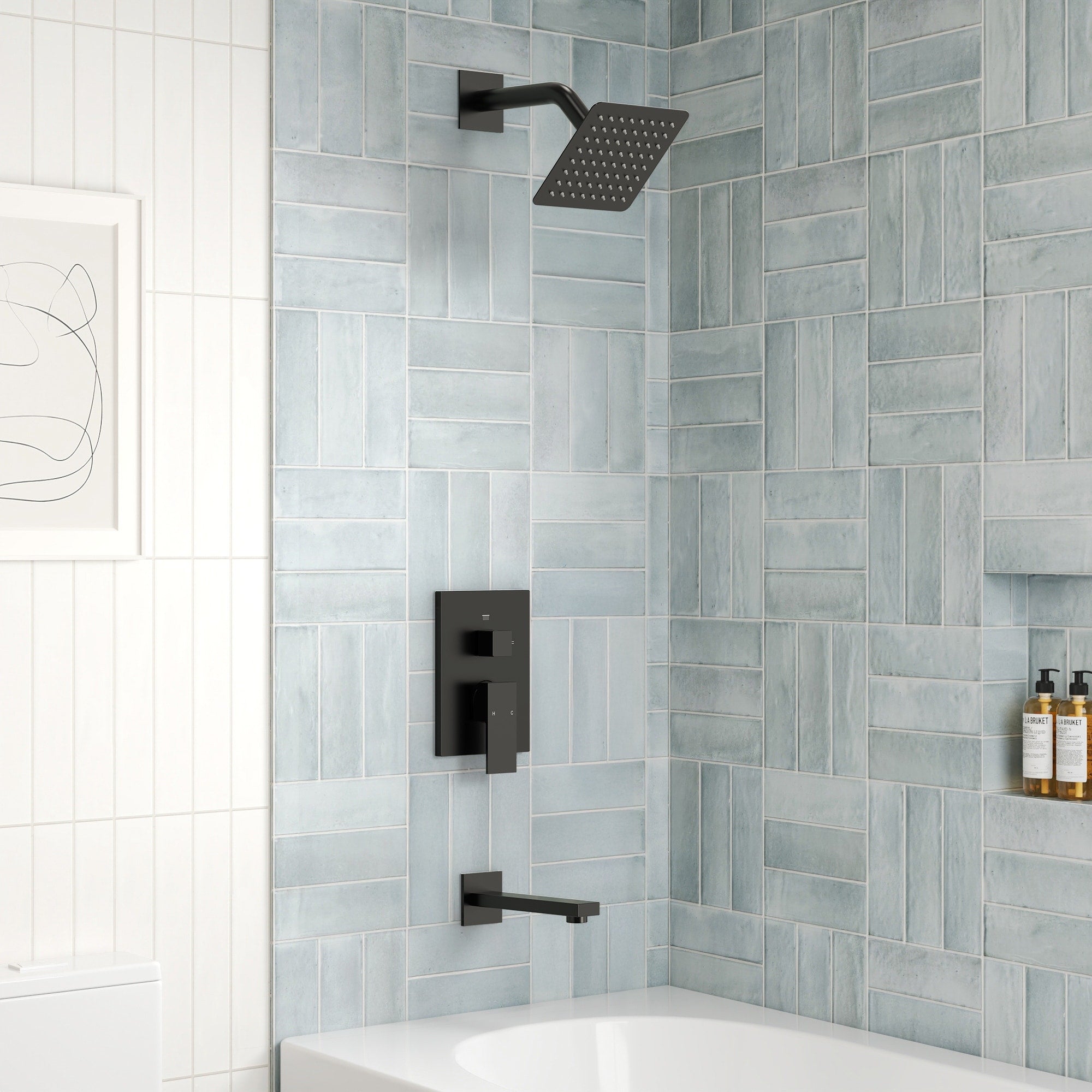 Wall Mounted Shower System Bathtub Facuet Set Tub And Shower Trim Kit