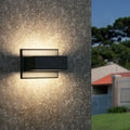 Wall Sconce Led Integrated Porch Light Modern Waterproof Ip54 Wall Lamps Outdoor Up Down Skeleton Light