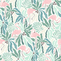 Wallpops Flamingo Fun Green Peel And Stick Wallpaper