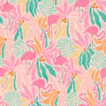 Wallpops Flamingo Fun Pink And Green Peel And Stick Wallpaper