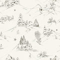 Wallpops Mountain Side Charcoal Peel And Stick Wallpaper