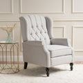 Christopher Knight Home Walter Light Beige Fabric Recliner Club Chair