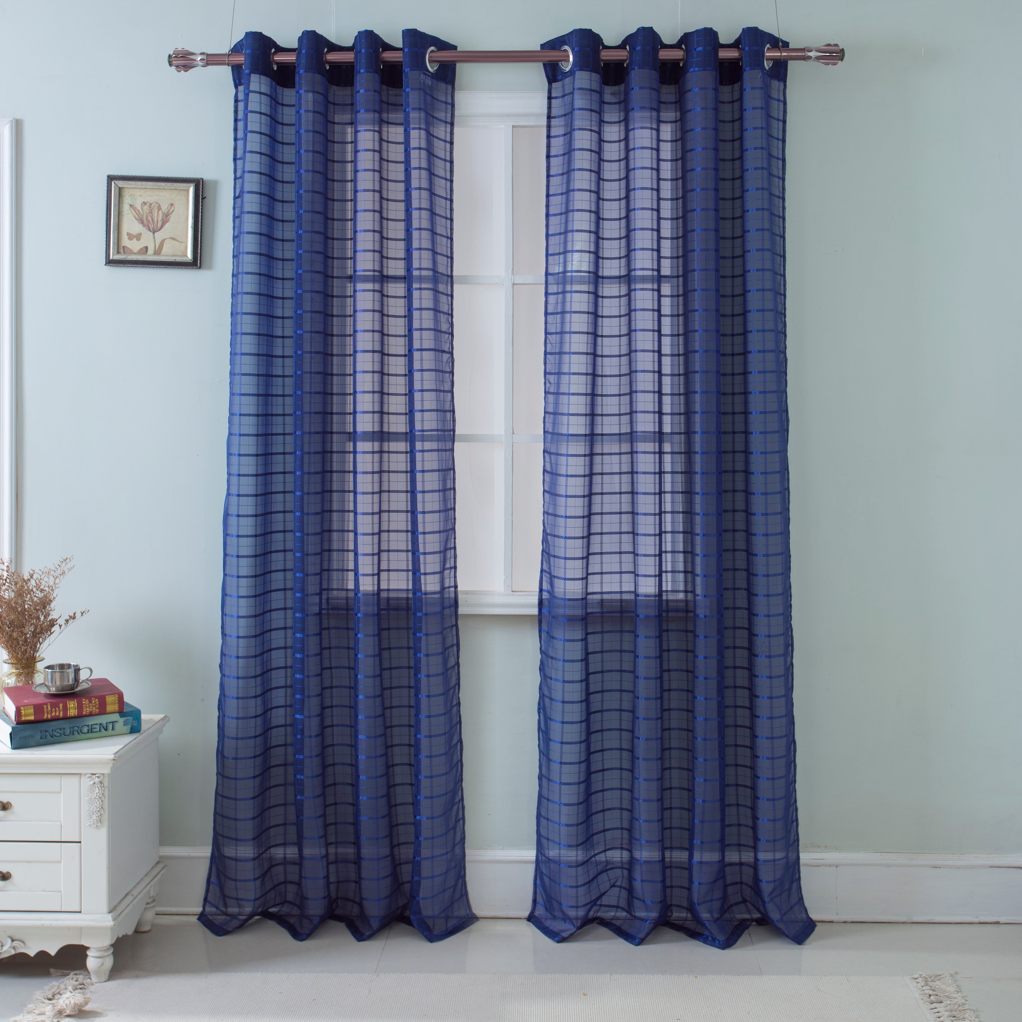 Wanda Box Voile Single Grommet Curtain Panel 1X 54 X 90 In.