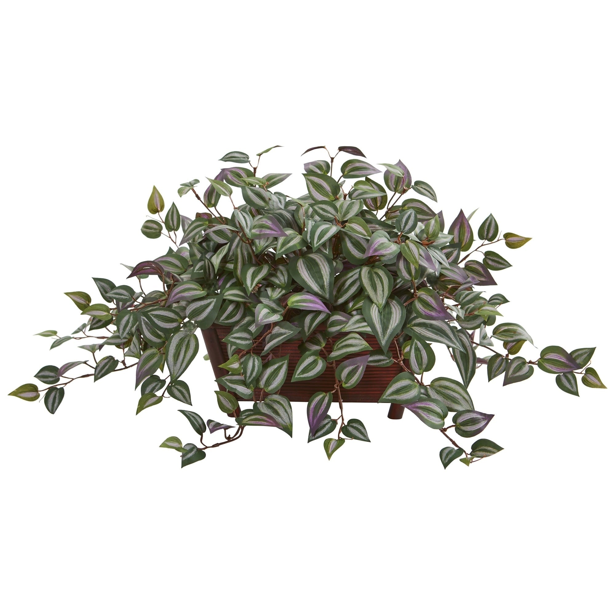 Wandering Jew Artificial Plant In Decorative Planter