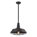Warehouse Pendant 15 Inch Wide 1 Light Pendant In Oil Rubbed Bronze 15In W X 15In D X 13In H