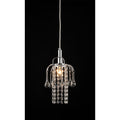 Warehouse Of Tiffany Joey 1 Light Crystal Chrome Chandelier