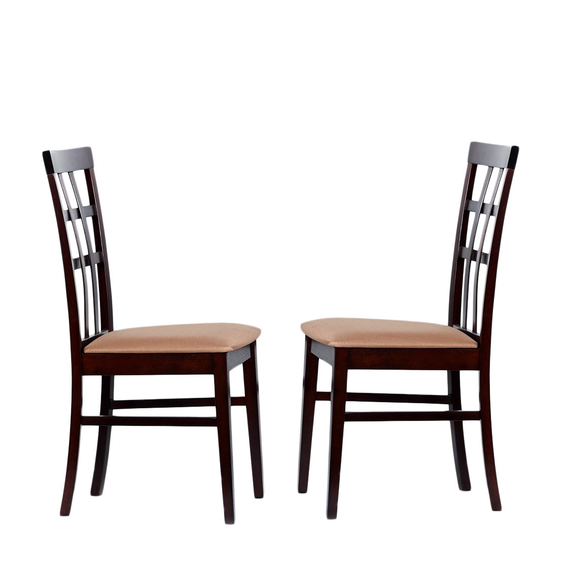Warehouse Of Tiffany Justin Light Capuccino Dining Chairs Set Of 4