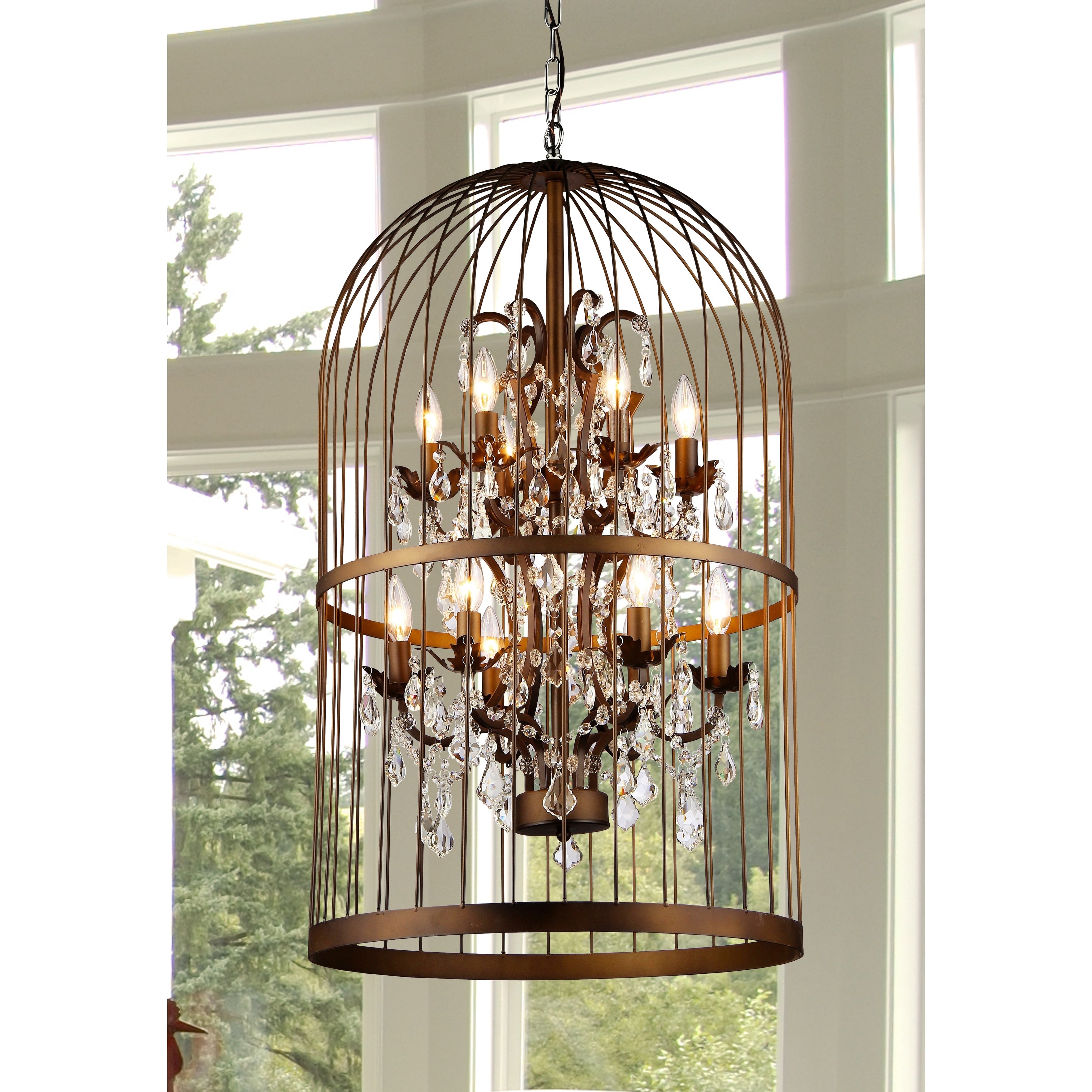 Warehouse Of Tiffany Rinee Iii Cage Chandelier