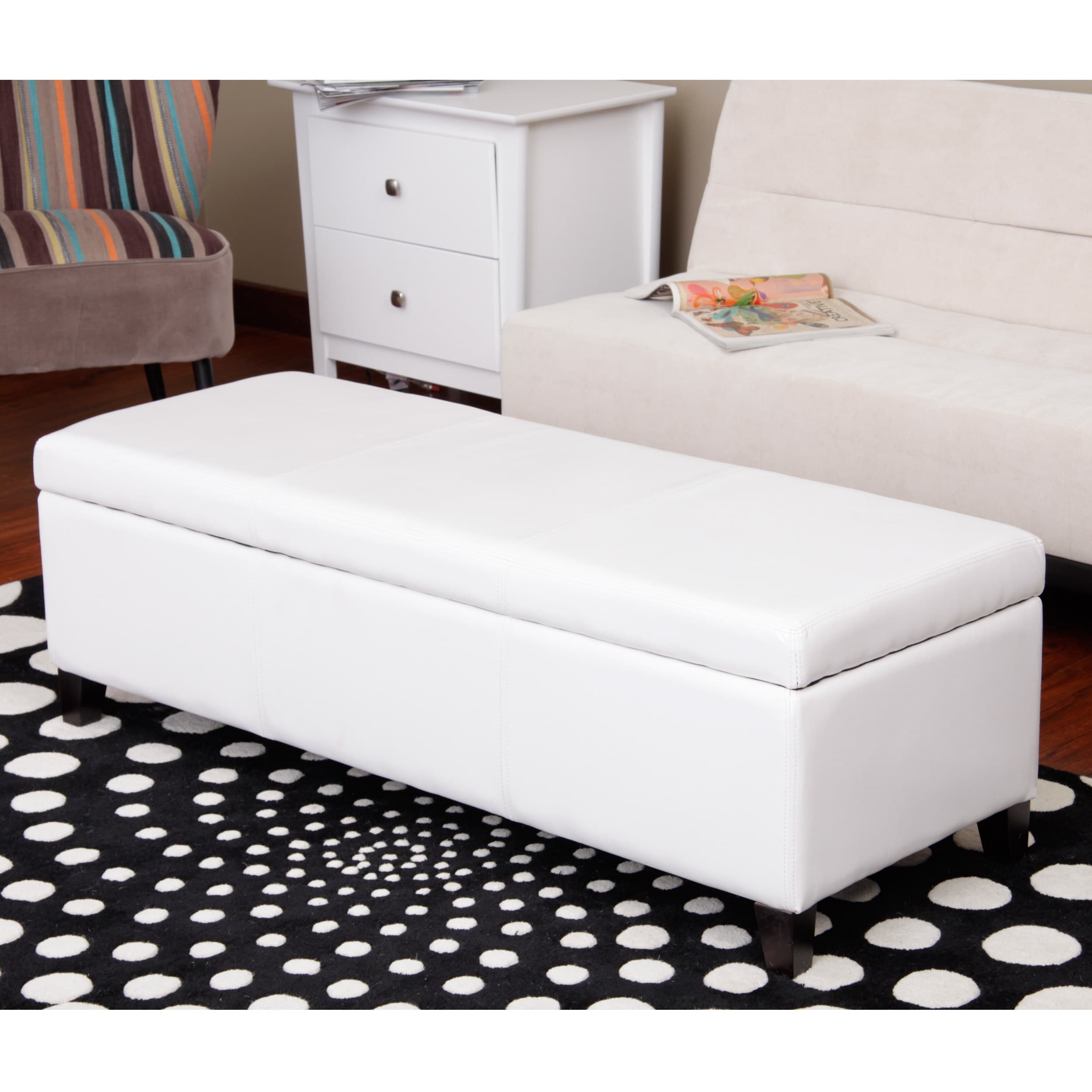 Warehouse Of Tiffany Sharon Storage Bench