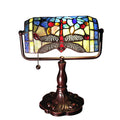 Warehouse Of Tiffany Stella 12 Inch Blue Dragonfly Accent Lamp