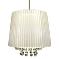Warehouse Of Tiffany White Ice Crystal Hanging Lamp