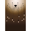 Zendaya 10 Bulb Edison Chandelier With Bulbs