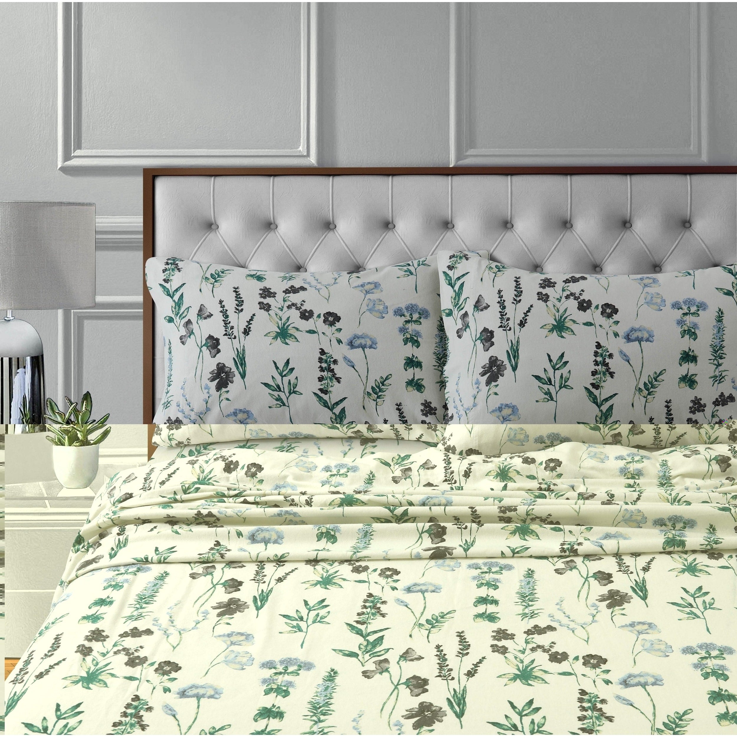 Warm 170 Gsm Cotton Flannel Printed Pillowcases Set Of 2
