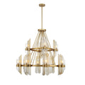 Warm Brass 12 Light Chandelier From The Biltmore Collection