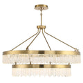 Warm Brass Led Pendant From The Landon Collection