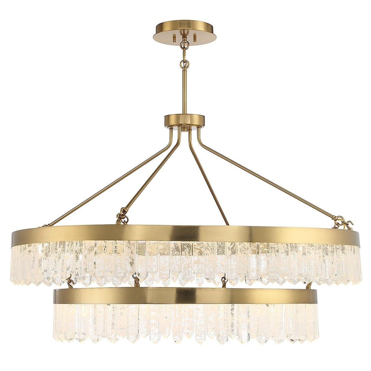 Warm Brass Led Pendant From The Landon Collection