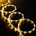 18 Warm White Led Outdoor Flexible Christmas Rope Lights
