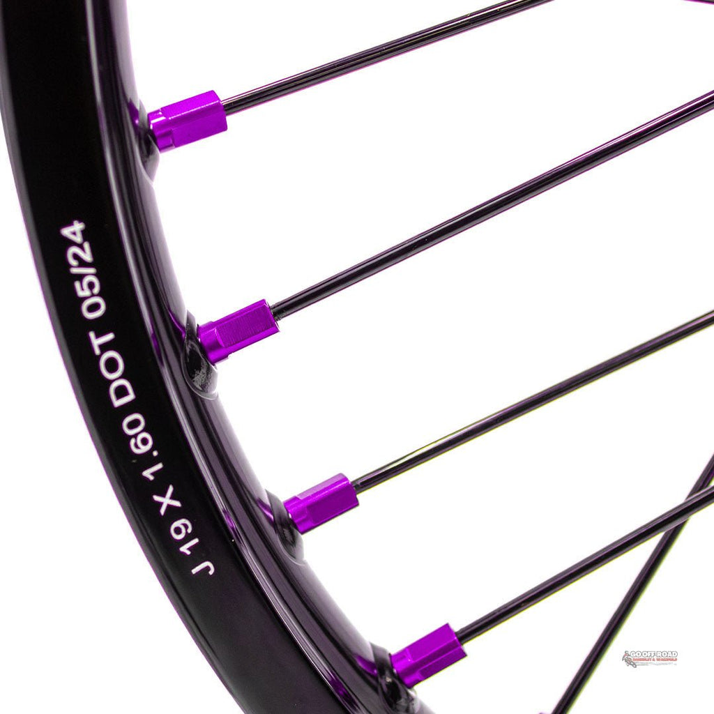 Warp 9 Sur Ron Light Bee Front Wheel Purple 19″