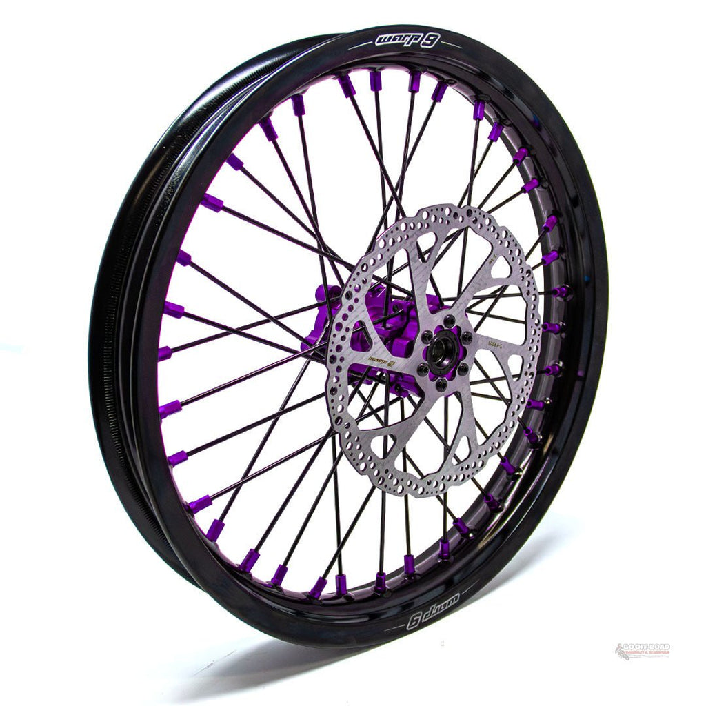 Warp 9 Sur Ron Light Bee Rear Wheel Purple 16″
