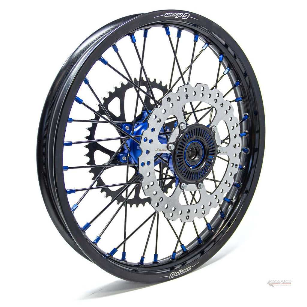 Warp 9 Ultra Bee Rear Wheel Blue 18″