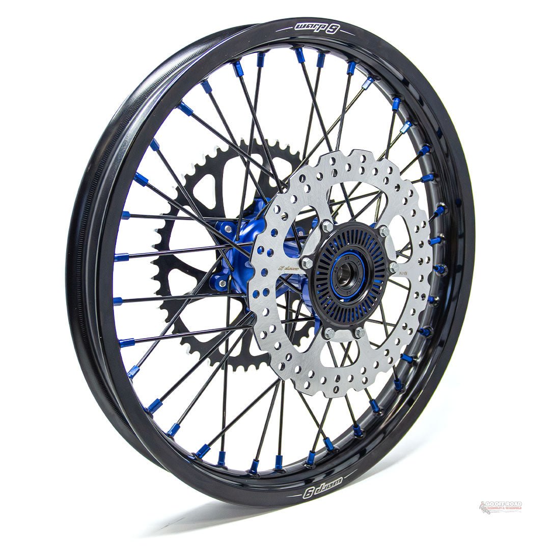 Warp 9 Ultra Bee Rear Wheel Blue 18″
