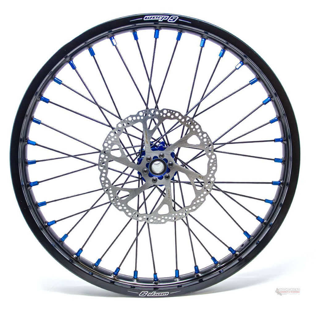 Warp 9 Sur Ron Light Bee Front Wheel Blue 19″