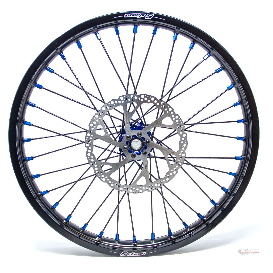 Warp 9 Sur Ron Light Bee Front Wheel Blue 19″