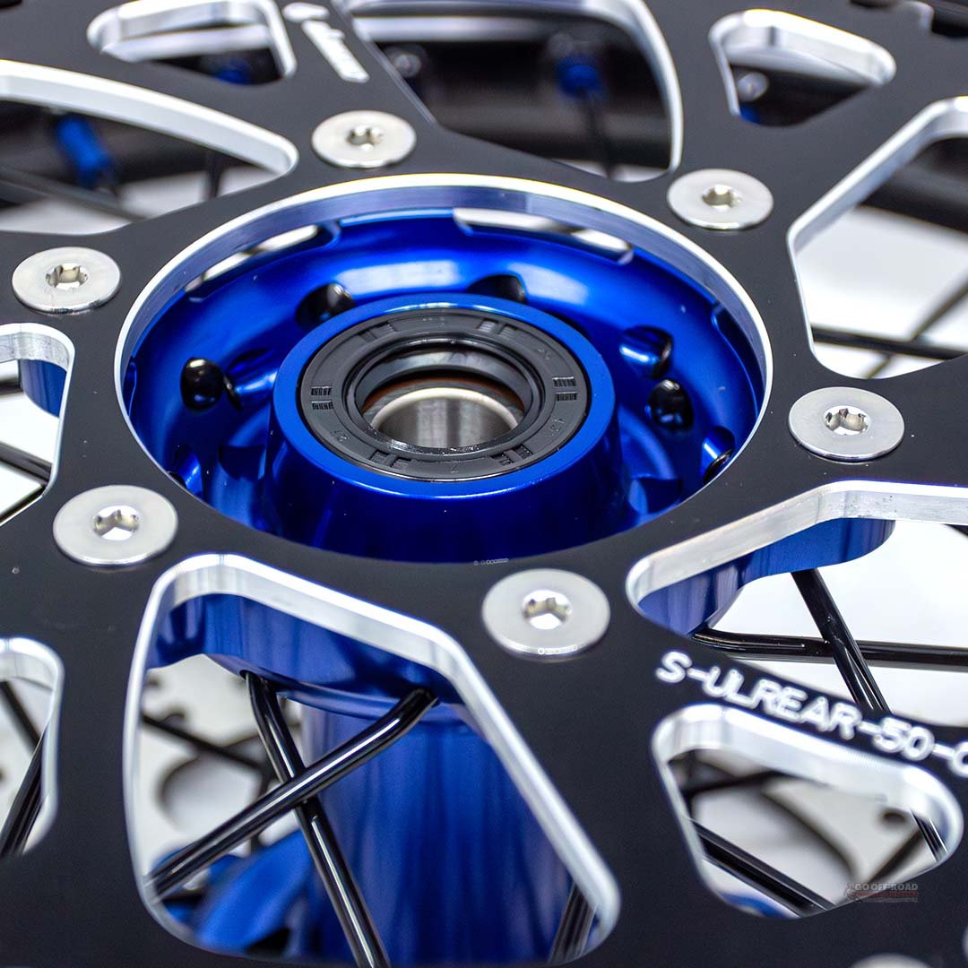 Warp 9 Ultra Bee Rear Wheel Blue 18″