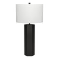 Warren 27.25 Tall Table Lamp With Fabric Shade 27.5 Tall