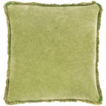 Wasco Cotton Velvet Fringe 20 Inch Throw Pillow