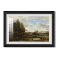 Washerwomen C 1860 1870 Jean Baptiste Camille Corot Custom Framed Print