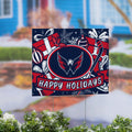 Washington Capitals Yard Sign Happy Holidays 24 X 18