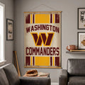 Washington Commanders Canvas Wall Tapestry