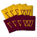 Washington Commanders Nfl Dual Sided Pro Stop Slide Cornhole Bags