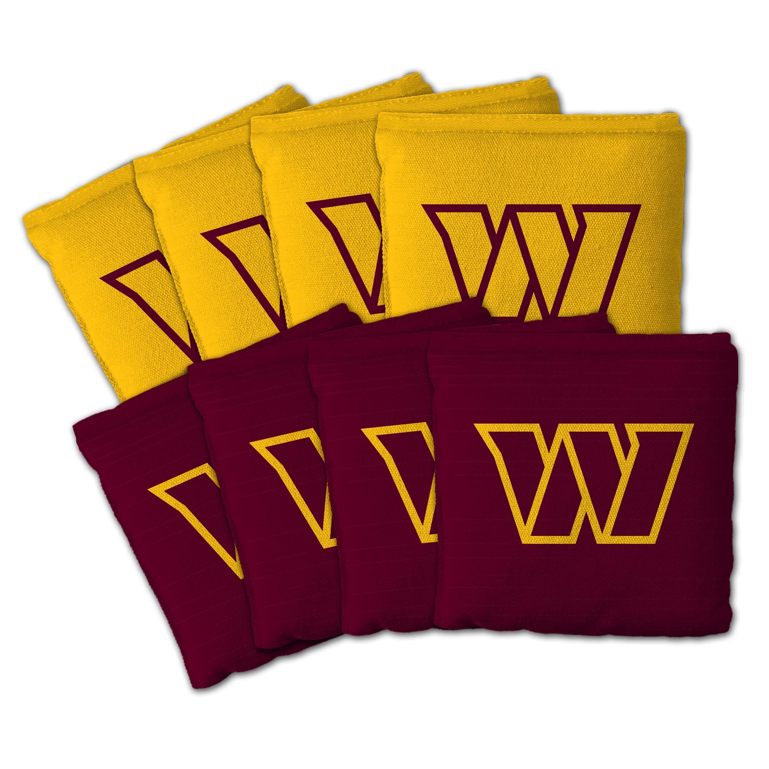 Washington Commanders Nfl Dual Sided Pro Stop Slide Cornhole Bags