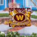 Washington Commanders Yard Sign Happy Holidays 24 X 18