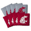 Washington State Cougars Ncaa Dual Sided Pro Stop Slide Cornhole Bags